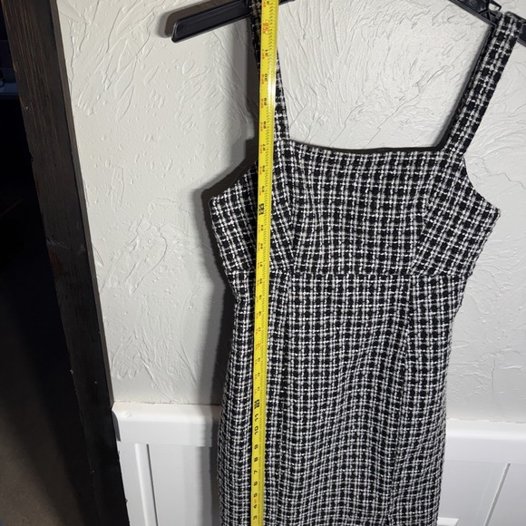 Miami Black & White Sheath Mini Dress WMN Small Y2K Preppy City Girl Tweed NWT - Picture 9 of 14